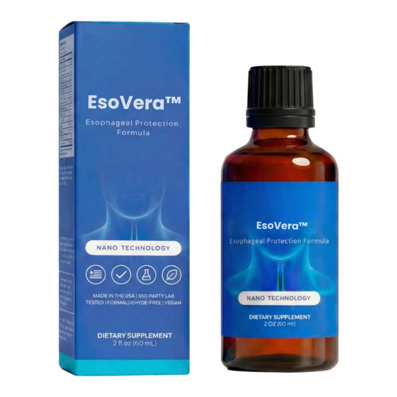 EsoVera Esophageal Protection Formula – Flasche mit Verpackung