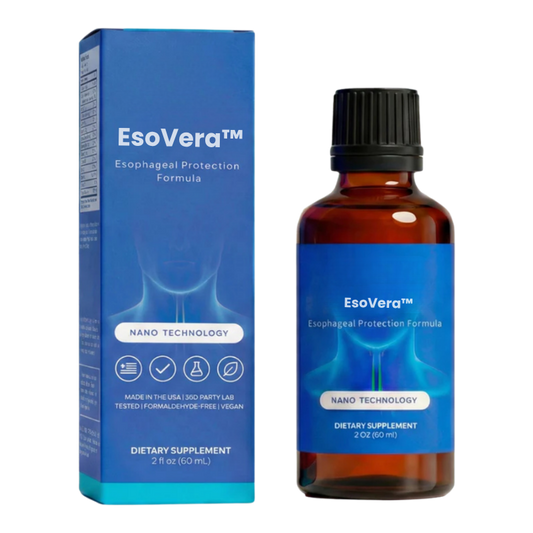 EsoVera Esophageal Protection Formula – Flasche mit Verpackung